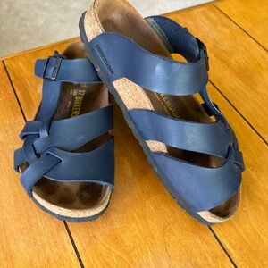 Blue Birkenstock Pisa sandals size 37